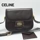 Celine shoulder bag vintage leather Horse Carriage fittings RY291