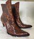Charlie 1 Horse Vintage Handmade Leather Boots / Size 8 Women's Western Cowgirl