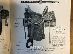 Chas. P. Shipley Antique Saddle vintage western horse cowboy leather