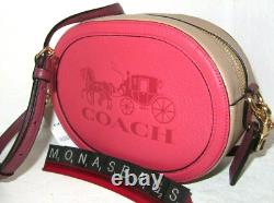 Coach C4164 New Crossbody Poppy Vintage Mauve Tan Bag New NWT $328