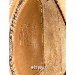 Coach Equestrian Tan Satchel Vintage Handbag Removable Strap 9802