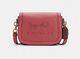 Coach Saddle Bag With Horse And Carriage- Gold/Poppy/Vintage Mauve, SOLD OUT