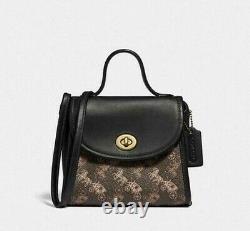 Coach Top Handle Vintage Horse and Carriage Crossbody Bag