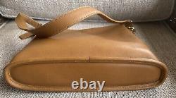 Coach Vintage Slim Bucket Equestrian Shoulder Bag Toffe Color Made in USA Beauty