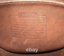 Coach Vintage Watson Crossbody Bag 9981 in British Tan, USA 1990s, Turnlock