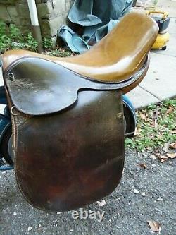 Cottage Craft England Vintage Leather Horse Saddle Cowboy Western Equestrian