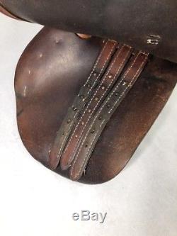 Crosby England Olympic Works English Leather Horse Riding Saddle Vintage Belts
