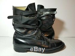 Dehner Boots Mens Size 10.5 D Black Cavalry Srore Leather Omaha Vintage
