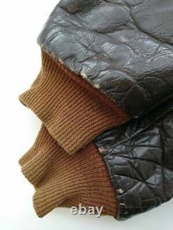 Delong Leather Jacket Blouson/Vintage/ /50S/Horse Hide/Talon Zi M7010