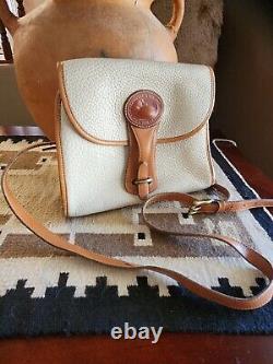 Dooney & Bourke Essex Vintage Leather Equestrian Crossbody Doctor Satchel Bag