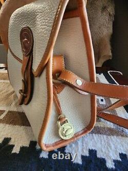 Dooney & Bourke Essex Vintage Leather Equestrian Crossbody Doctor Satchel Bag