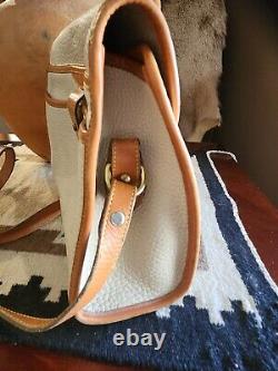 Dooney & Bourke Essex Vintage Leather Equestrian Crossbody Doctor Satchel Bag