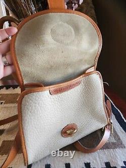 Dooney & Bourke Essex Vintage Leather Equestrian Crossbody Doctor Satchel Bag