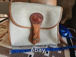 Dooney & Bourke Essex Vintage Leather Equestrian Crossbody Doctor Satchel Bag