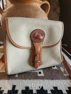 Dooney & Bourke Essex Vintage Leather Equestrian Crossbody Doctor Satchel Bag