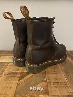 Dr Martens 1460 Boots 8 Eye Crazy Horse Gaucho Brown Greasy Leather UK 5 EU 38