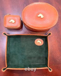 Equestrian Horse Vintage 3 piece Leather Ensemble Made in Spain
