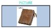 Esiposs Genuine Crazy Horse Leather Men Wallet Small Short Vintage Leather Wallet Coin Purs