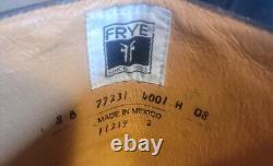 FRYE Vintage Campus Stitching Horse Brown Tall Boots Size 8