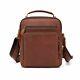 Fashion Genuine Leather Men Vintage Handbags Small Flap Male Office Shoulder Bag