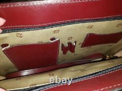 Flying Horse Brand Vintage Leather Brief Case