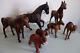 French Estate-Unique Collection Vintage Leather Animal Toys Figurine Horse Camel