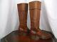 Frye Vtg USA Western Couture Boots Wo Sz 9 B horse riding Knee High Campus