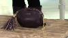 G I L I Italian Vintage Pebble Leather Oval Crossbody Bag On Qvc