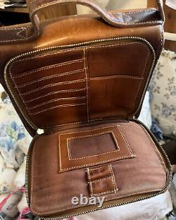 GH BASS & Co. Vintage Leather Purse Wallet ORGANIZER Purse Shoulder Bag MGPP
