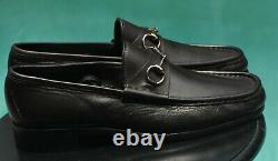 GUCCI Men's Brown Leather horse bit Dress shoes brand Size 10.5 US 10.5