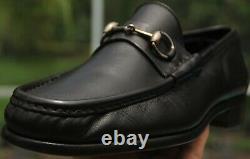 GUCCI Men's Brown Leather horse bit Dress shoes brand Size 10.5 US 10.5