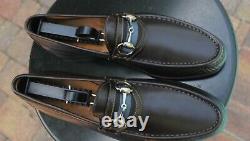 GUCCI Men's Brown Leather horse bit Dress shoes brand Size -7.5 US 8.5