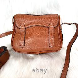 GUCCI Vintage Saddle Equestrian mini Bag Suede / Leather Brown 80s Purse Rare