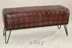 Genuine Leather Bench Zym Bench Love seat Pommel Horse Style Length 88cm