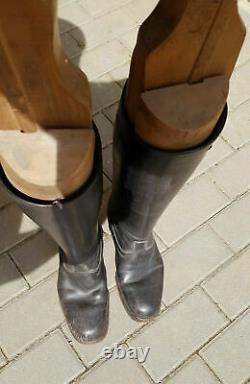 German Vintage Leather Boots Cavalry Pre War Ww2