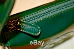 Gucci Britt Soho Disco Patent Leather Shoulder Bag Green Vintage Sale