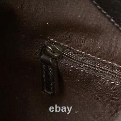 Gucci Horse-bit Embossed Brown Leather Shoulder Bag Vintage Womens