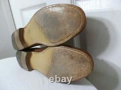 Gucci Mens Horse Bit Brown Leather Loafer Dress Shoes Size 10 G Vintage