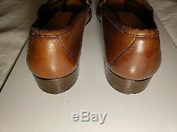 Gucci Mens Shoes VTG Horse Bit Loafers 9M Brown Leather Loafers Good Condition