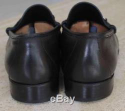 Gucci Mens Vintage Horse Bit Black Leather Loafers / Shoes / Men Sz 14 Med