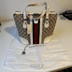 Gucci Monogram Canvas Treasure Boston Bag Pre Owned