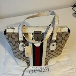 Gucci Monogram Canvas Treasure Boston Bag Pre Owned