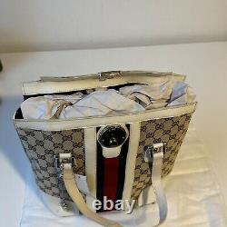 Gucci Monogram Canvas Treasure Boston Bag Pre Owned