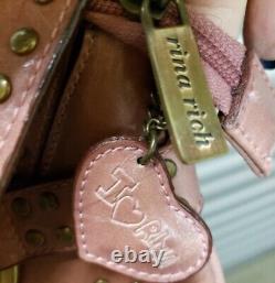 Gucci Pink Studded Horsebit Vintage Shoulder Bag Y2k