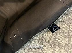 Gucci Vanity Tote Shopper Bag GG Monogram Canvas Patent Leather Handbag 203517