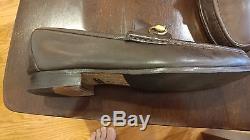 Gucci Vintage Brown Horse bit Loafers