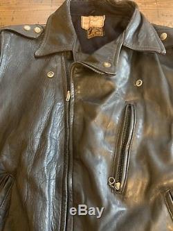 Guide Master Horse Hide 50s Leather Jacket Motorcycle Schott Buco Harley