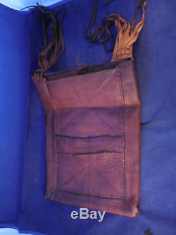 Horse Saddle Leather Dispatch Pouch Antique Vintage Hand Made