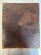 Hand Made Leather Folio With Horse Image Embossed Vintage