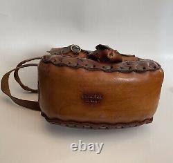Hand Tooled Leather Purse Barrientos Saddle Bag Horse Mexico Vintage Excellent
